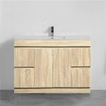 Floor Standing Plywood Vanity-1200S- Single Basin – GHF-White Oak