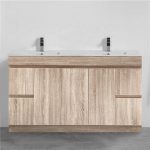 Floor Standing Plywood Vanity- 1500D- GHF-White Oak